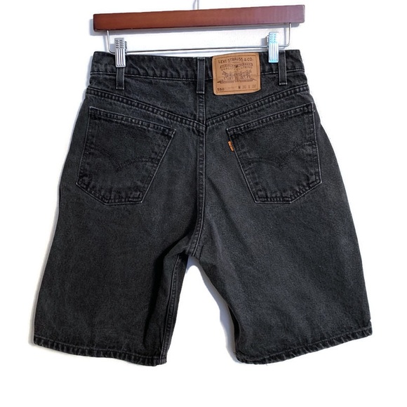 Levi's Other - LEVIS Mens 550 Relaxed Shorts High Rise Black 90s